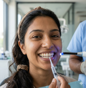 TEETH WHITENING & BLEACHING