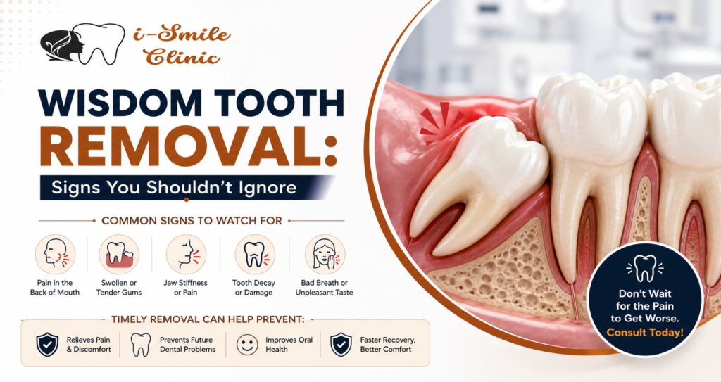 Wisdom Tooth Removal: Signs You Shouldn't Ignore | i-Smile Clinic
